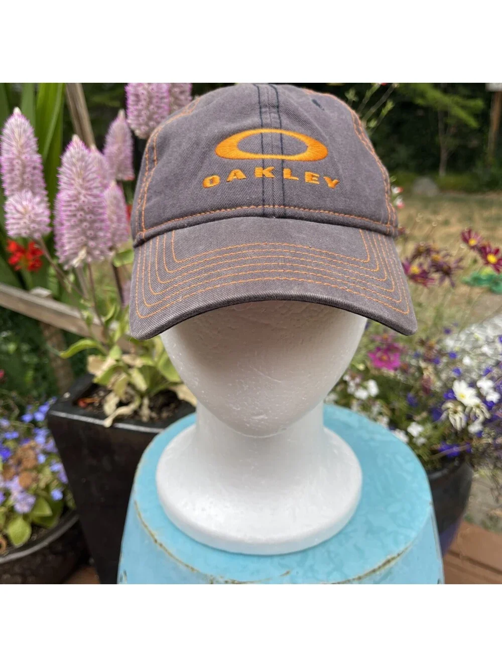 Vintage Oakley Software Stitch Adjustable Baseball Cap Men's Sports One Size